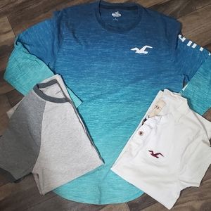 Set of 3 mens Hollister shirts size small